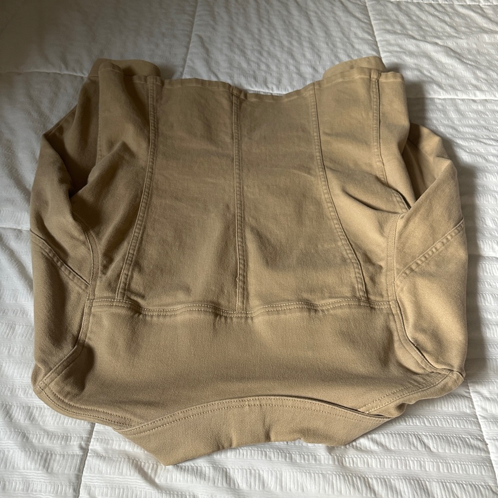 Jones New York Khaki Jean Jacket - Picture 2 of 3